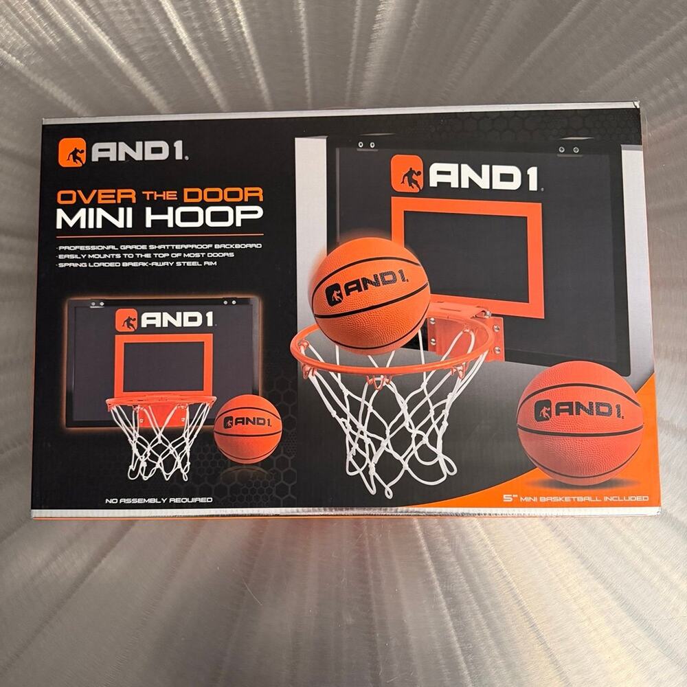 And 1 Over the Door Basketball Hoop - New in Box!!